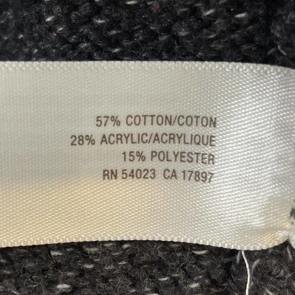 Old Navy Draped Open Front Gray Knit Cardigan Sweater XS Comfortable Cozy - Picture 7 of 8